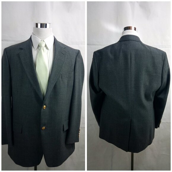 Wimbledon of England Dillard's Gray Blazer Sport C - Picture 6 of 11